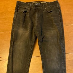 32x32 Slim Straight American Eagle Black Jeans